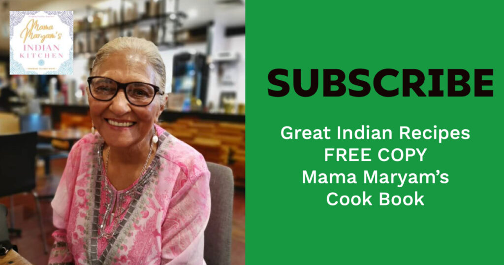 Subscribe and get a free cook book